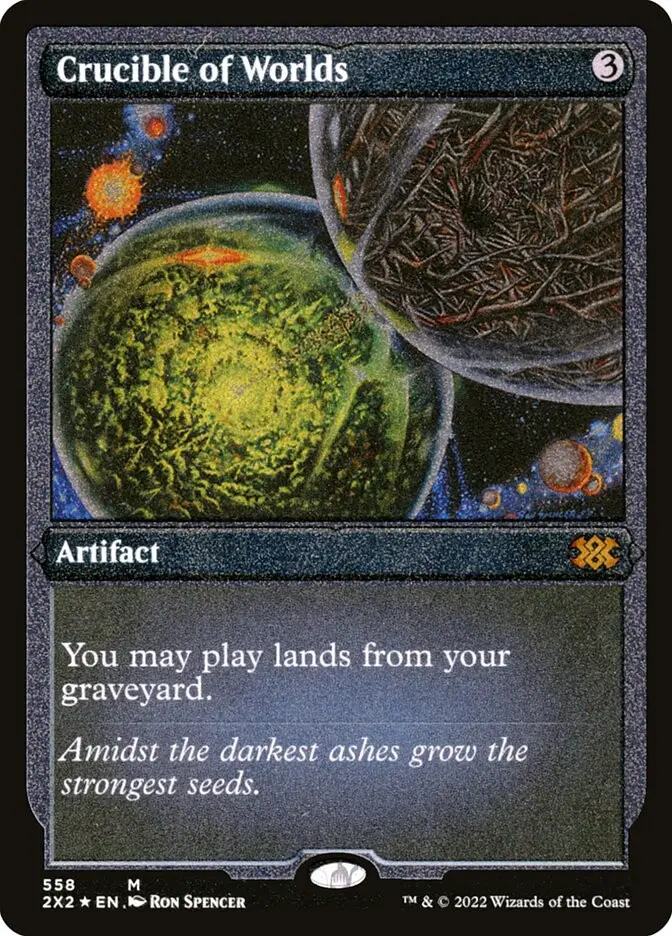 MTG Crucible of Worlds/世界のるつぼ 部分Foil 英語版