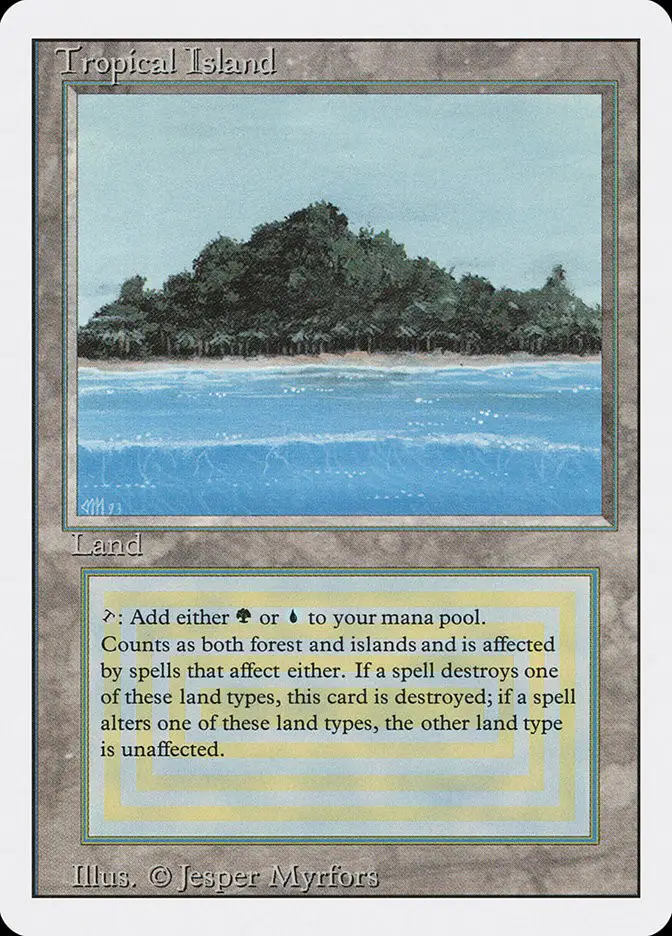 MTG 1994 Revised Tropical Island PSA 10 Gem Mint Dual Land