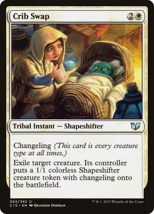 Crib Swap Tribal Instant Shapeshifter Commander 2015 Mtg