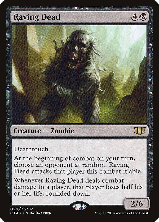 Raving Dead • Creature — Zombie 2014) MTG Assist
