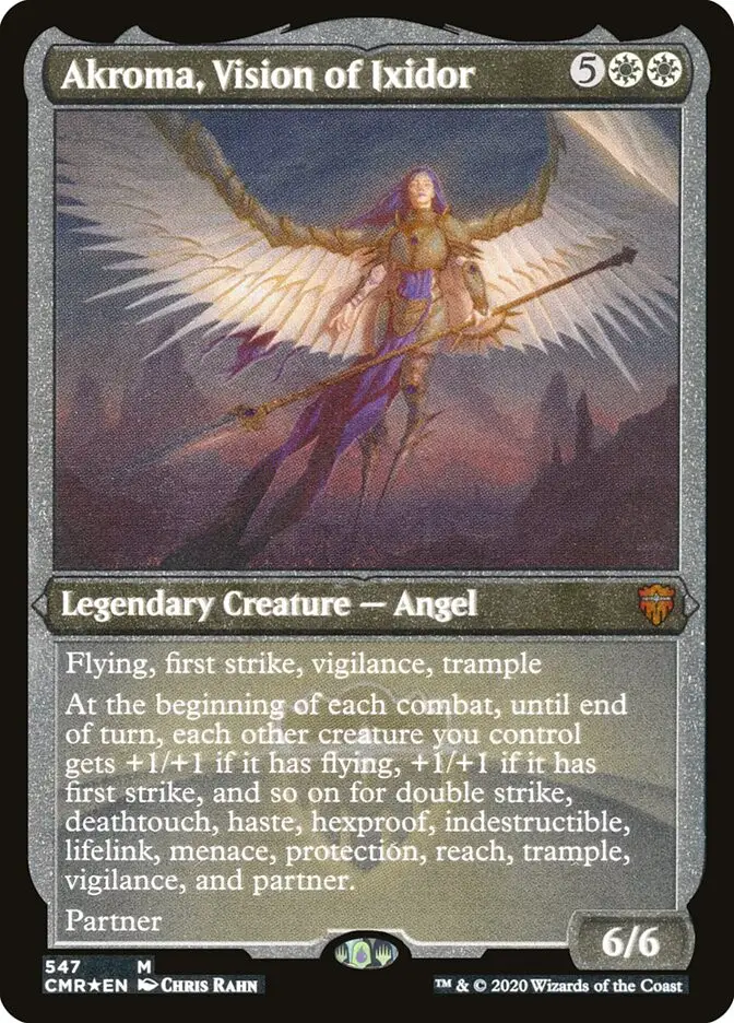 Amazon.com: Magic: The Gathering - Akroma, Vision of Ixidor - Commander  Legends : Toys & Games