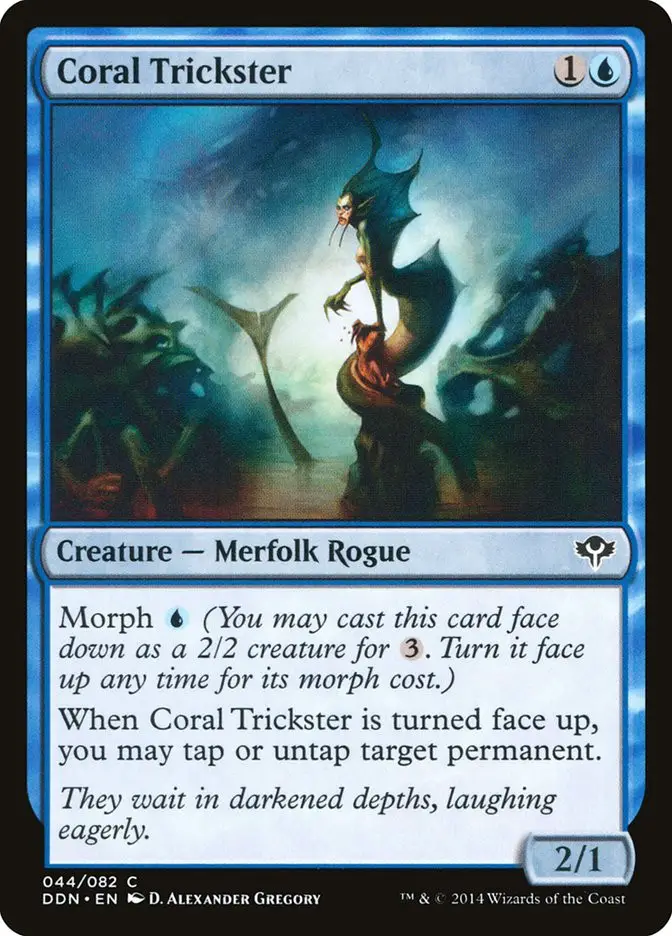 Coral Trickster • Creature — Merfolk Rogue (Duel Decks: Speed vs