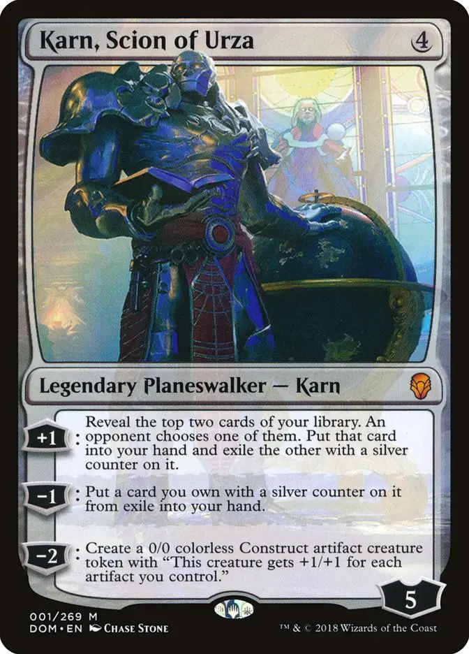 Karn, Scion of Urza • Legendary Planeswalker — Karn (Dominaria) MTG