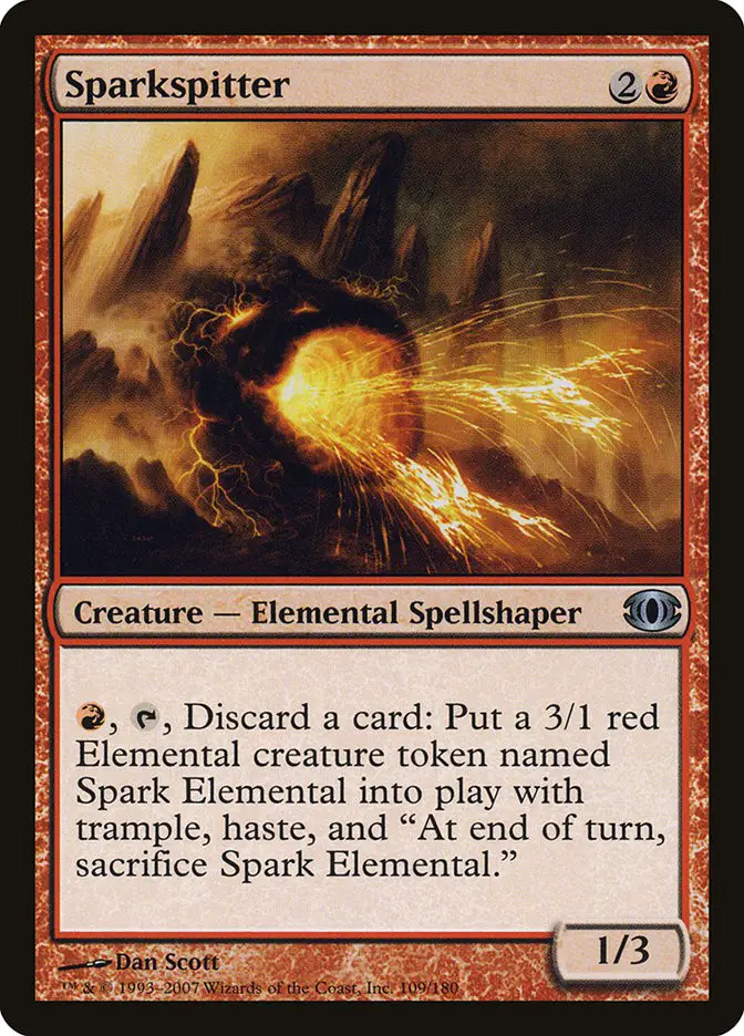 Sparkspitter • Creature — Elemental Spellshaper (Future