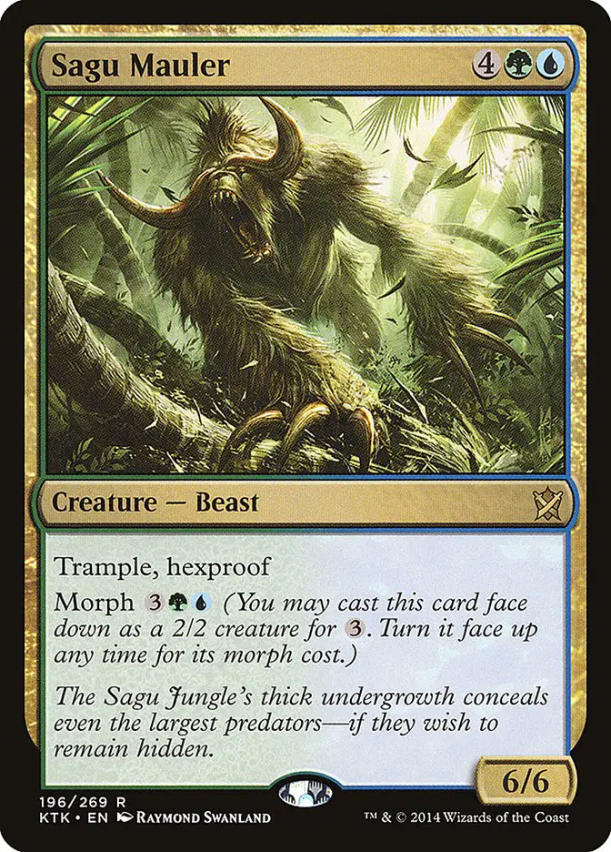 Sagu Mauler • Creature — Beast (Khans of Tarkir) - MTG Assist