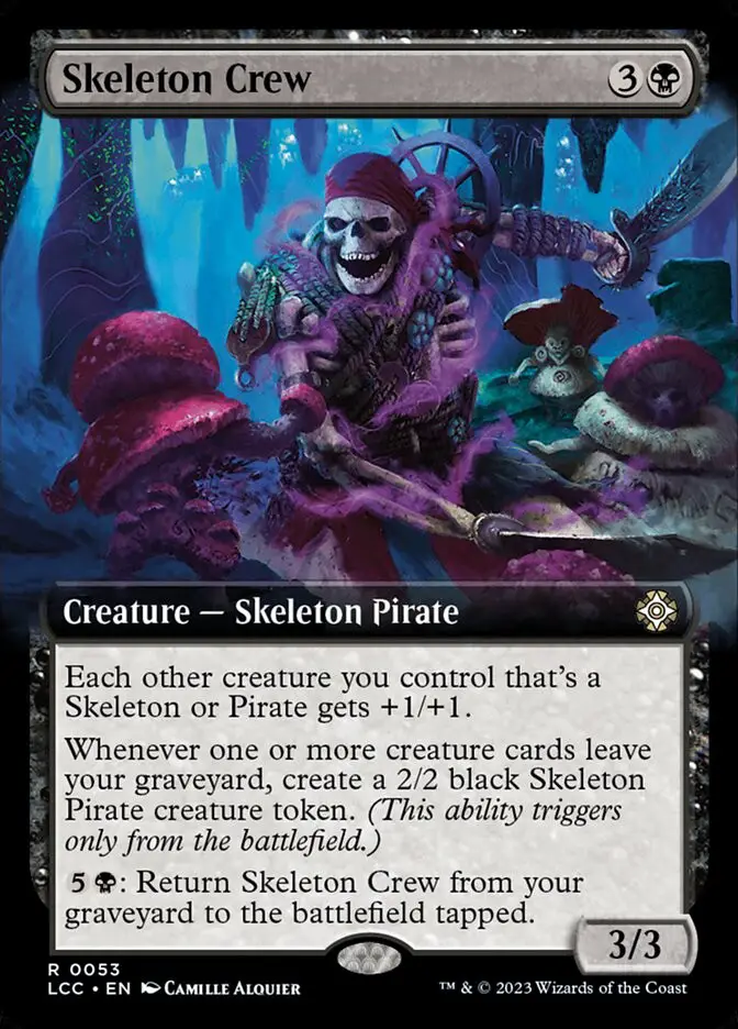 Skeleton Crew • Creature — Skeleton Pirate (The Lost Caverns of Ixalan