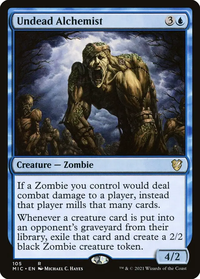 Undead Alchemist • Creature — Zombie (Midnight Hunt Commander) MTG Assist