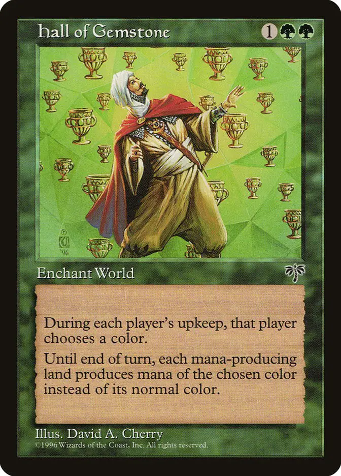 Hall of Gemstone • World Enchantment (Mirage) - MTG Assist