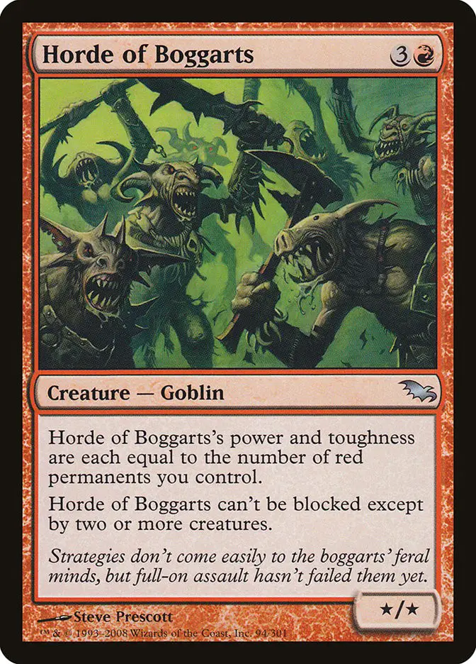 Horde of Boggarts • Creature — Goblin (Shadowmoor) - MTG Assist