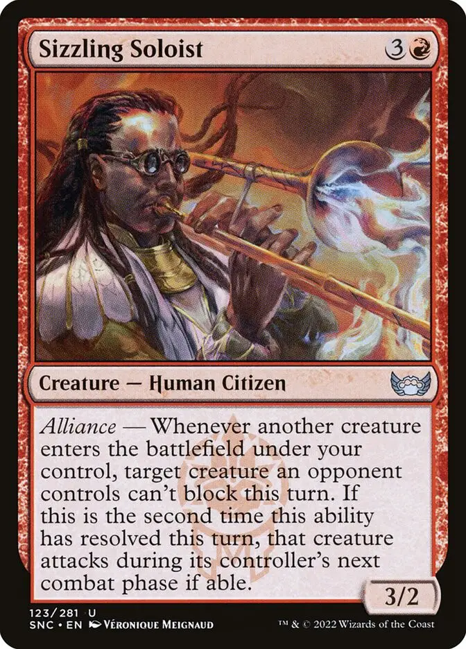Sizzling Soloist • Creature — Human Citizen (Streets of New Sizzling Soloist • Creature — Human Citizen (Streets of New