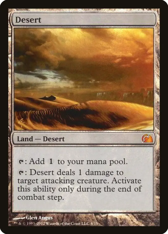 Desert • Land — Desert (From the Vault: Realms) - MTG Assist