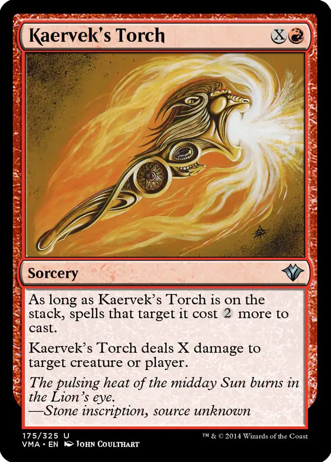 Kaervek's Torch • Sorcery (Vintage Masters) MTG Assist