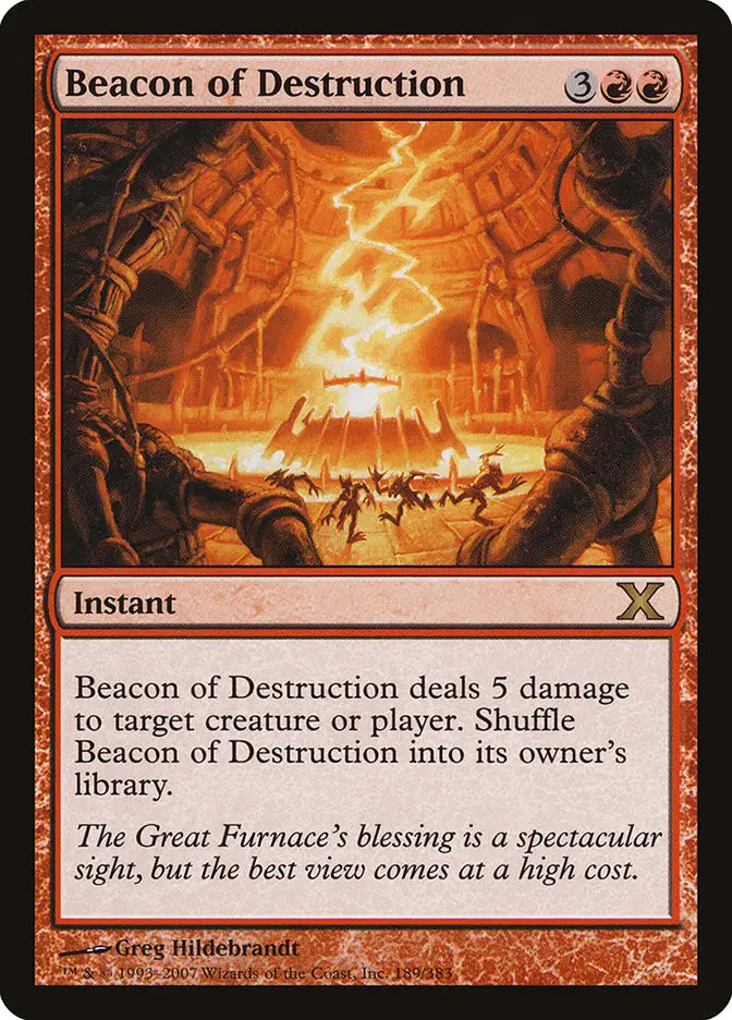 Beacon of Destruction (Tenth Edition)