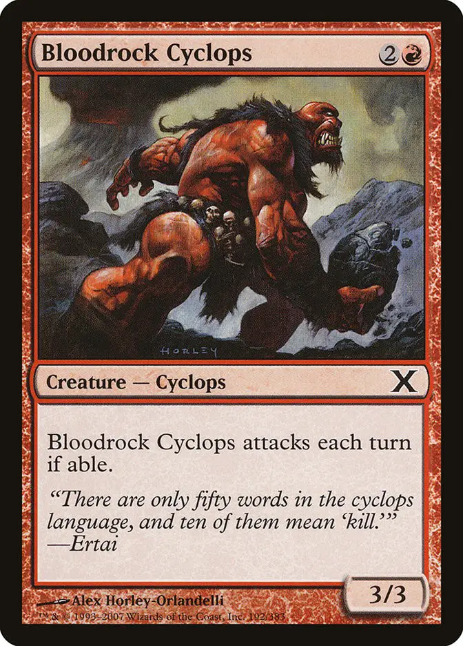Bloodrock Cyclops (Tenth Edition)