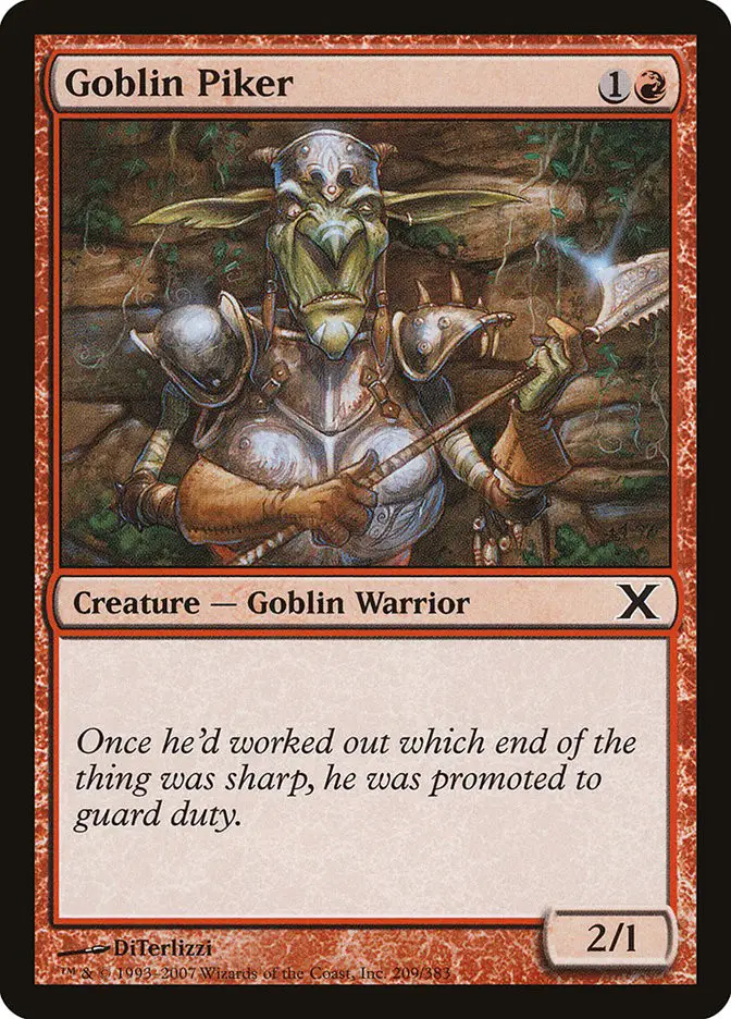 Goblin Piker (Tenth Edition)