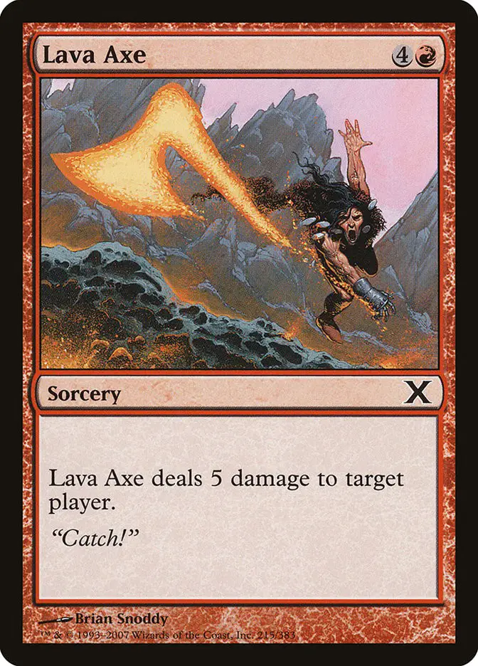 Lava Axe (Tenth Edition)