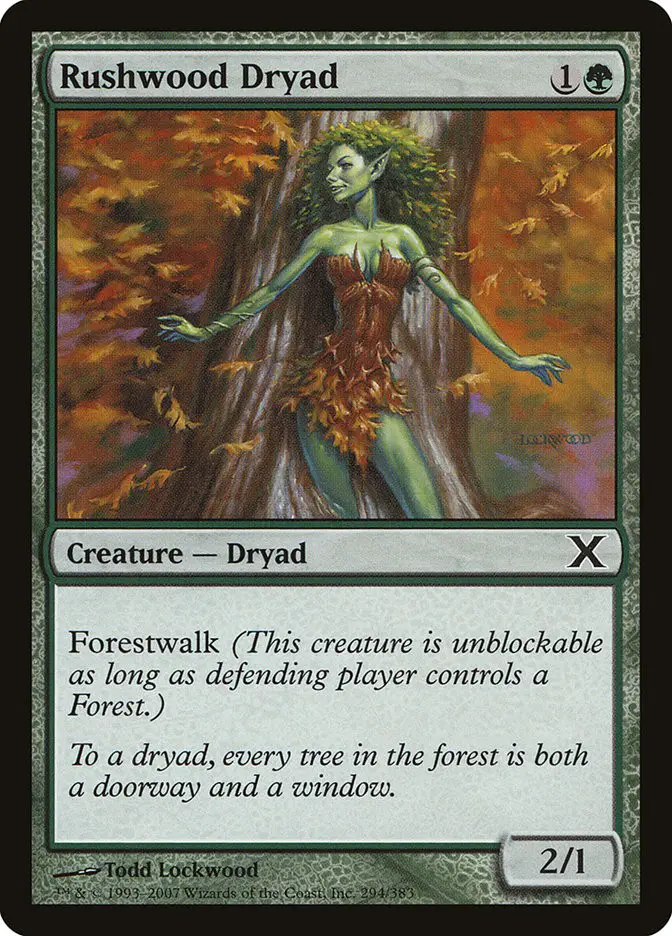 Rushwood Dryad (Tenth Edition)