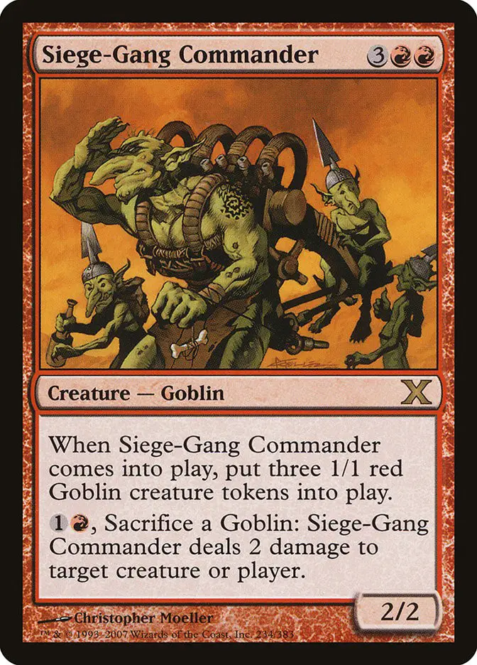 Siege Gang Commander (Tenth Edition)