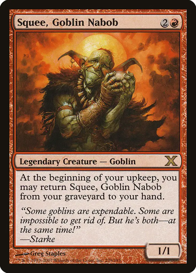 Squee  Goblin Nabob (Tenth Edition)