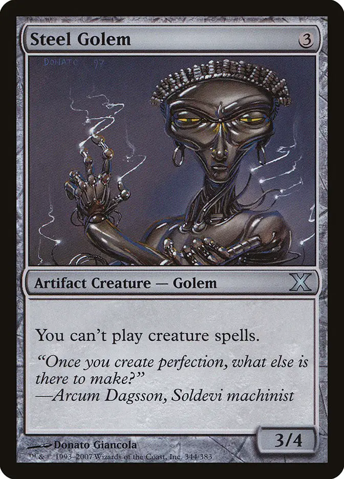 Steel Golem (Tenth Edition)