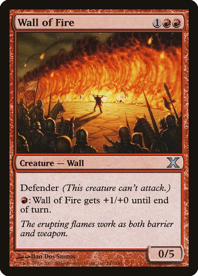 Wall of Fire (Tenth Edition)