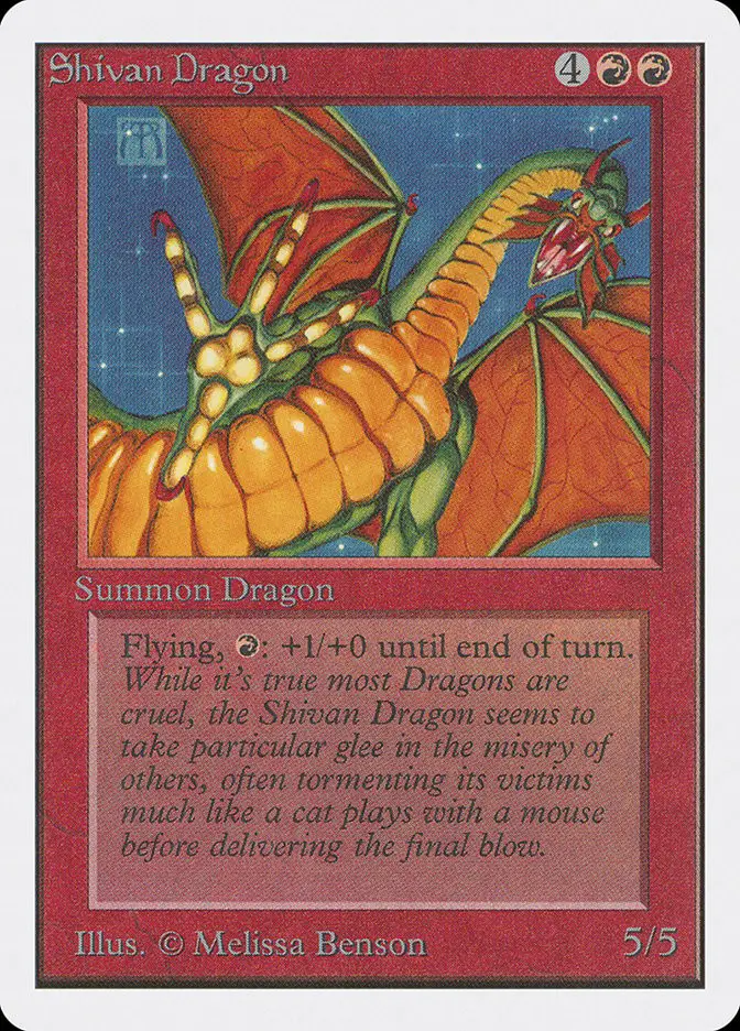 Shivan Dragon (Unlimited Edition)