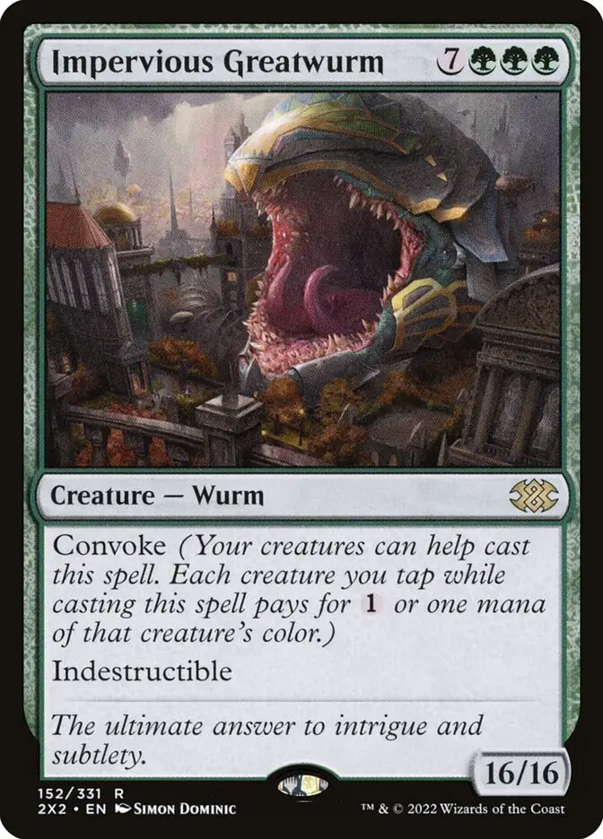 Impervious Greatwurm (Double Masters 2022)