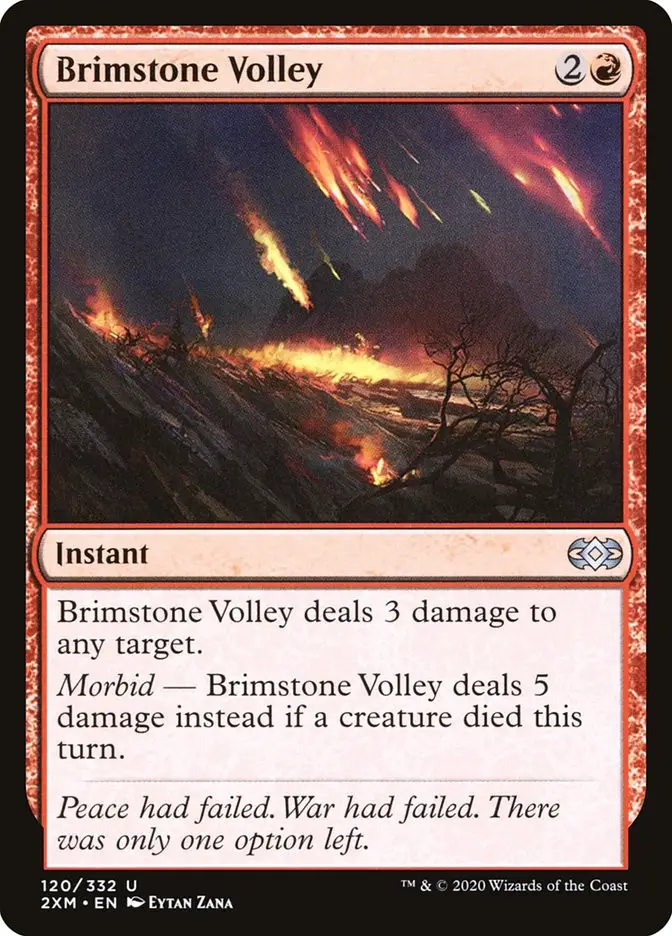 Brimstone Volley (Double Masters)
