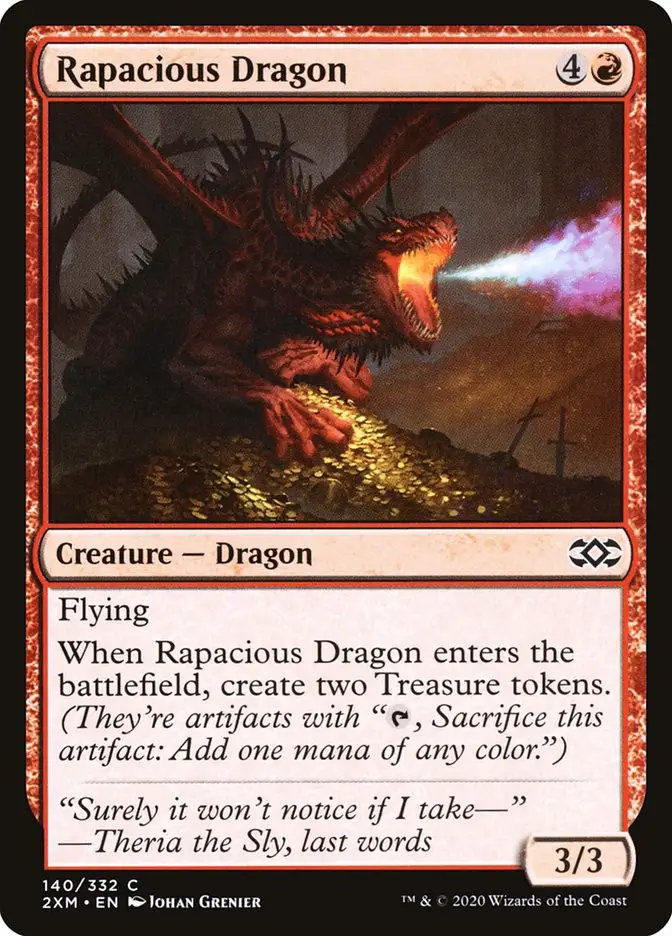 Rapacious Dragon (Double Masters)