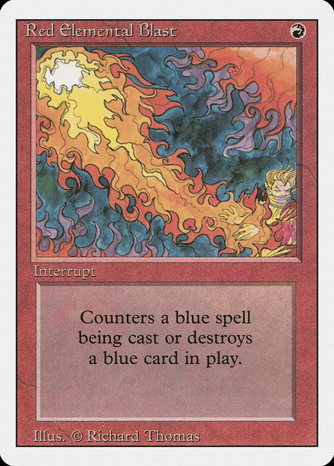 Red Elemental Blast (Revised Edition)