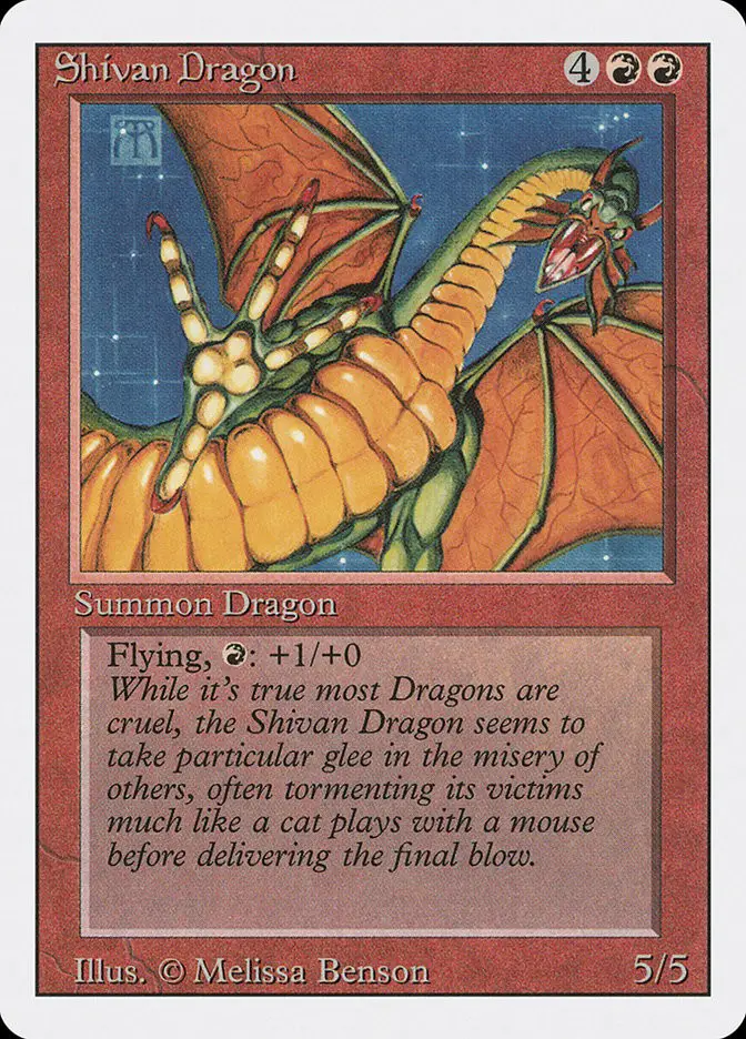 Shivan Dragon (Revised Edition)