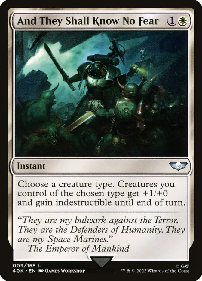 And They Shall Know No Fear (Warhammer 40,000 Commander)