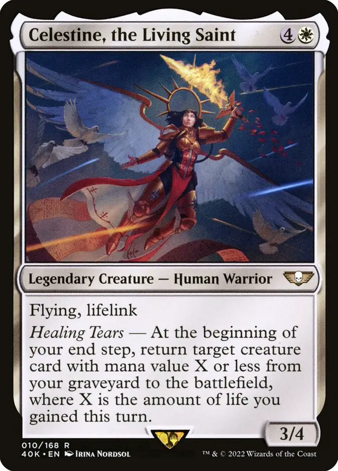 Celestine  the Living Saint (Warhammer 40,000 Commander)