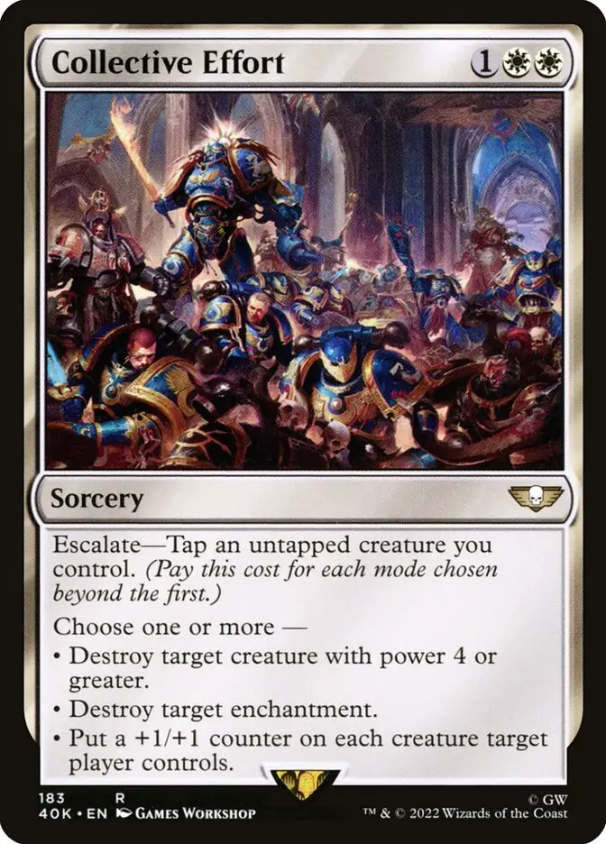 Collective Effort (Warhammer 40,000 Commander)