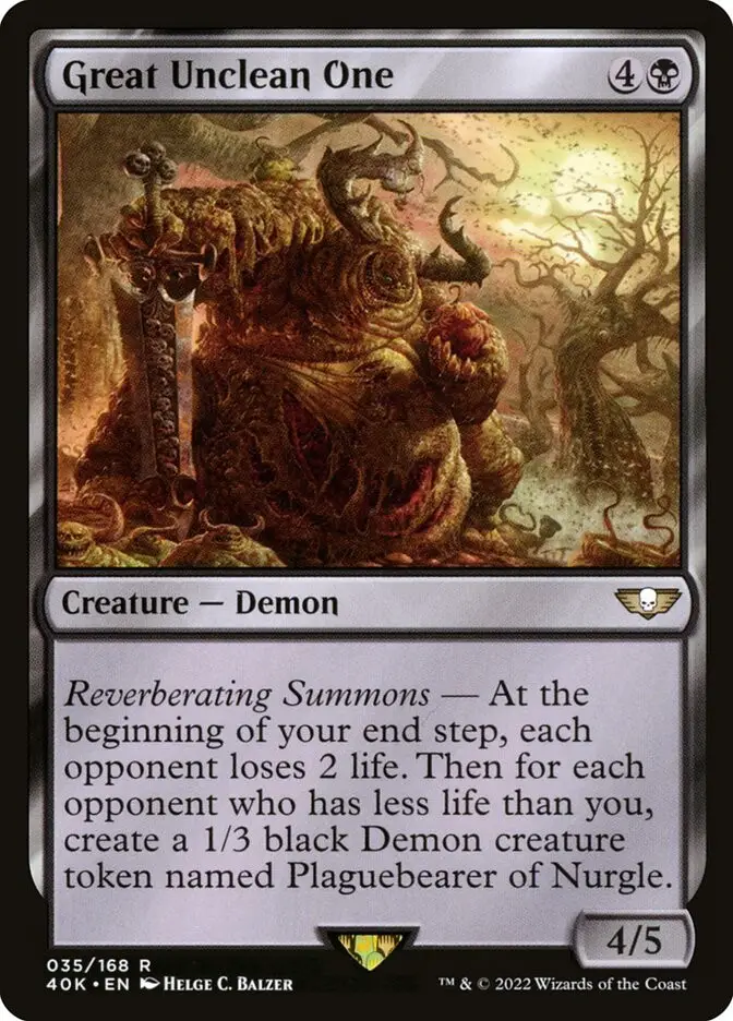 Great Unclean One (Warhammer 40,000 Commander)