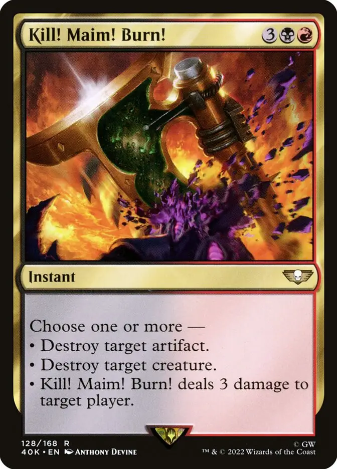 Kill  Maim  Burn  (Warhammer 40,000 Commander)