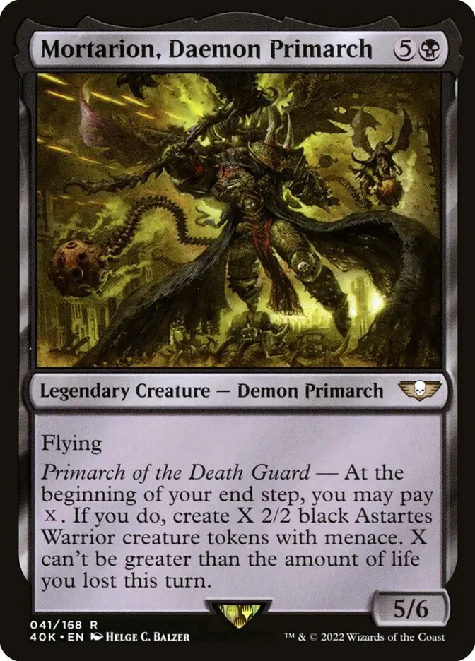 Mortarion  Daemon Primarch (Warhammer 40,000 Commander)