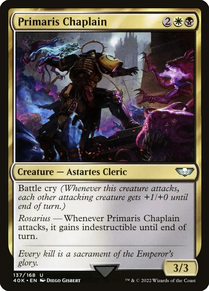 Primaris Chaplain (Warhammer 40,000 Commander)