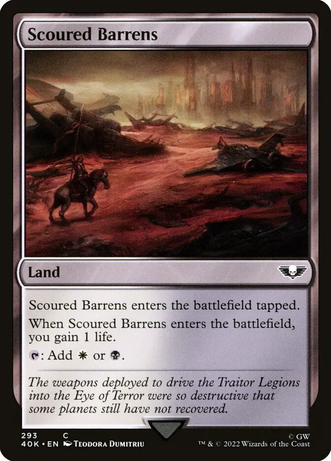 Scoured Barrens (Warhammer 40,000 Commander)