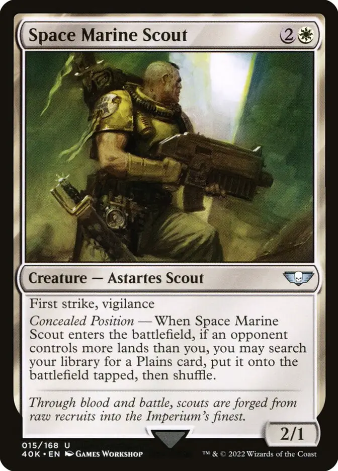 Space Marine Scout (Warhammer 40,000 Commander)