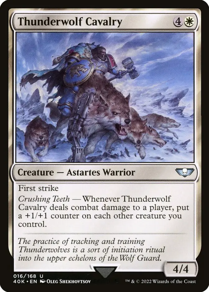 Thunderwolf Cavalry (Warhammer 40,000 Commander)