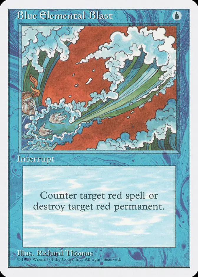 Blue Elemental Blast (Fourth Edition)