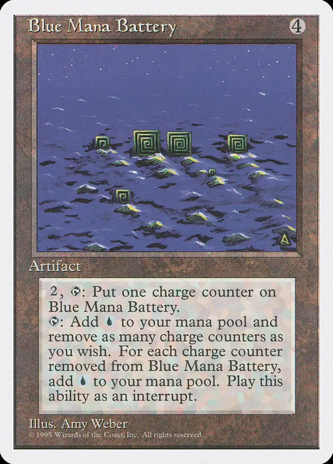 Blue Mana Battery (Fourth Edition)