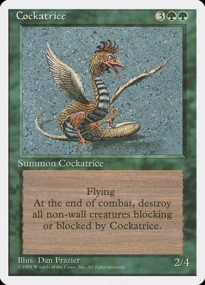Cockatrice (Fourth Edition)