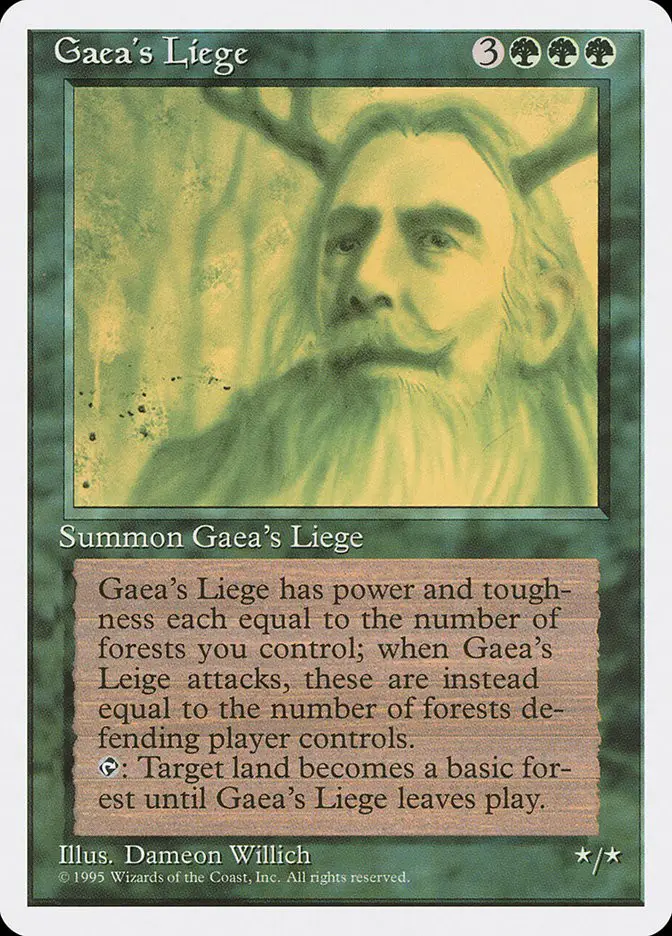 Gaea s Liege (Fourth Edition)