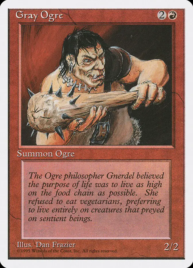 Gray Ogre (Fourth Edition)