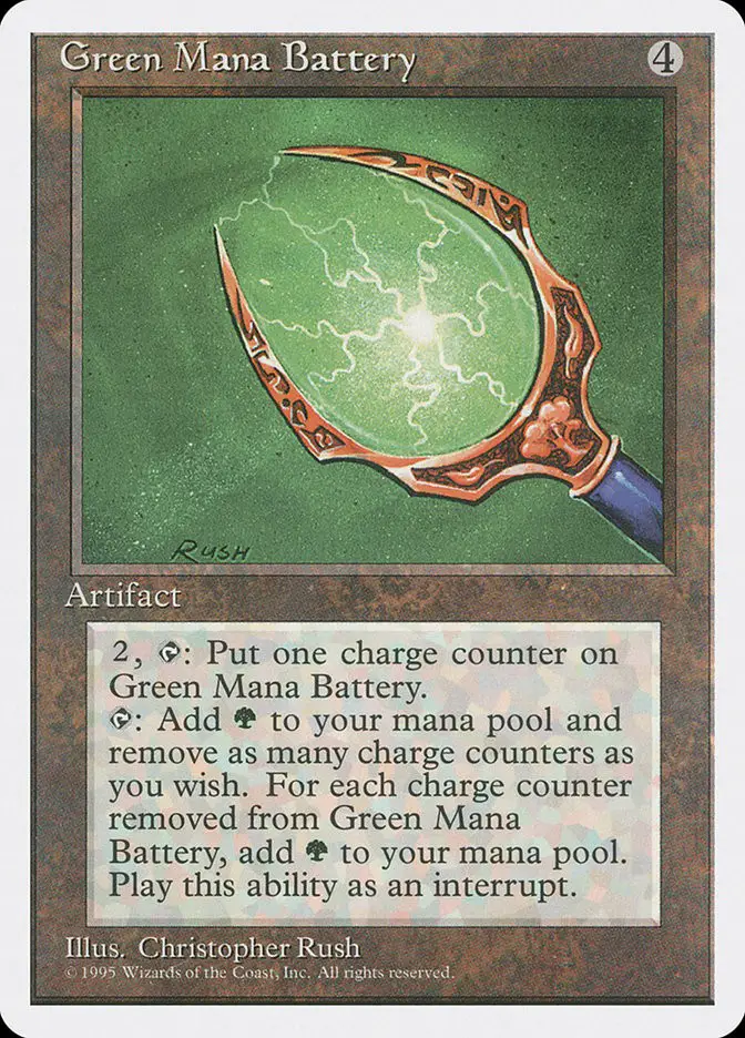 Green Mana Battery (Fourth Edition)