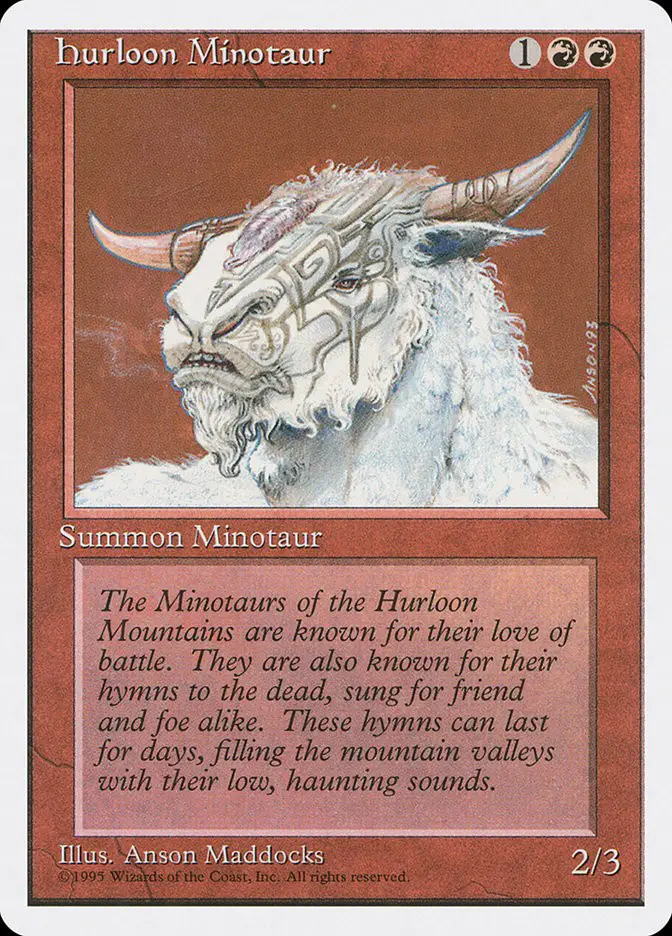 Hurloon Minotaur (Fourth Edition)