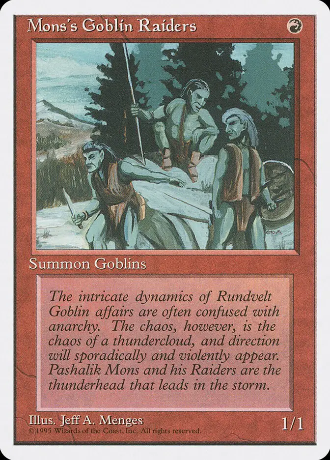 Mons s Goblin Raiders (Fourth Edition)