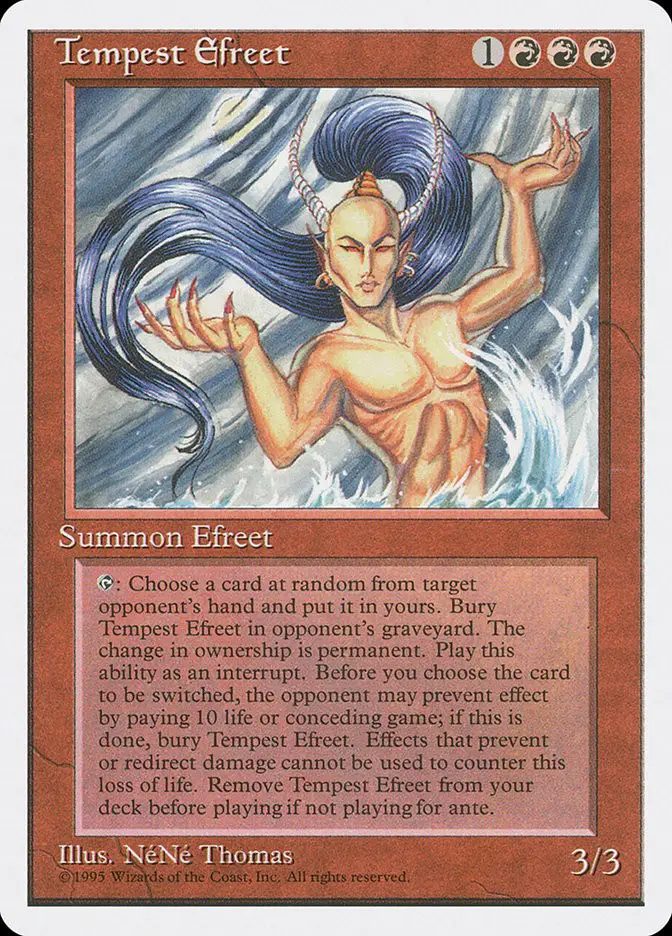 Tempest Efreet (Fourth Edition)